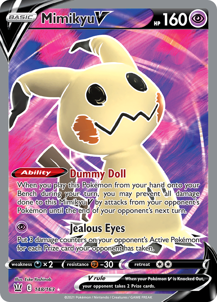 Mimikyu V 148/163 Rare Ultra Battle Styles