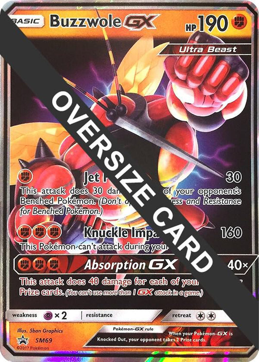 Buzzwole GX - SM69 (SM Black Star Promos) SM69 Promo Jumbo Cards Pokémon card