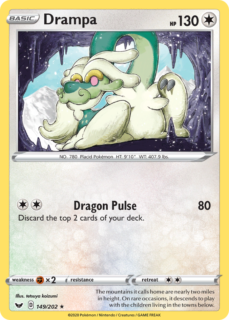 Drampa 149/202 Rare Sword & Shield