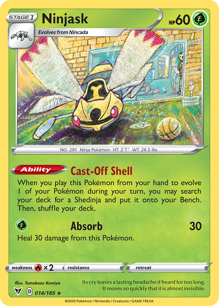 Ninjask 014/185 Rare Vivid Voltage