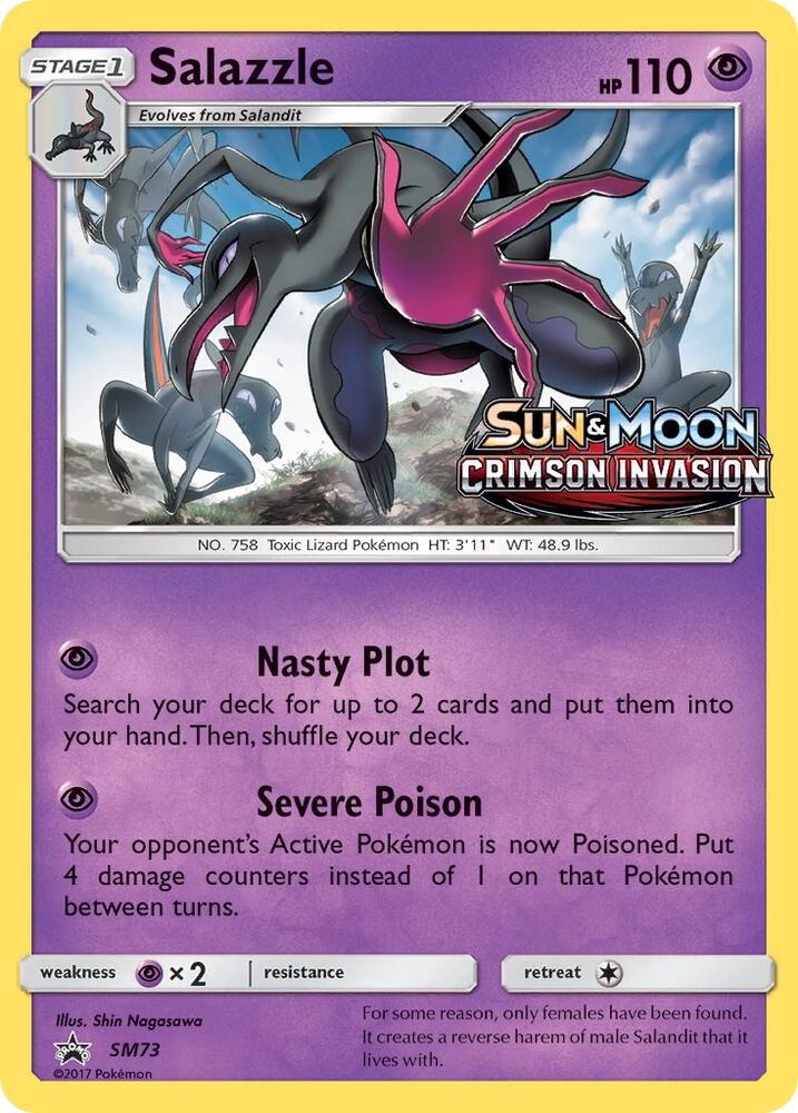 Salazzle - SM73 (Prerelease) SM73 Promo SM Promos Pokémon card
