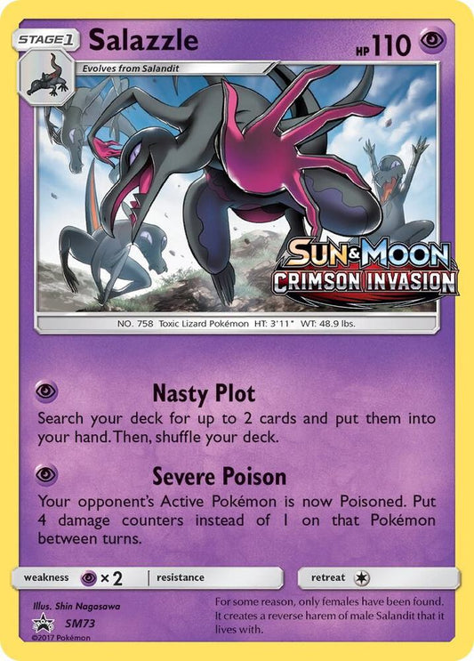 Salazzle - SM73 (Prerelease) SM73 Promo SM Promos Pokémon card