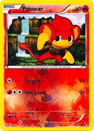 Pansear - 21/114 (Energy Holo) 021/114 Promo Miscellaneous Cards & Products Pokémon card