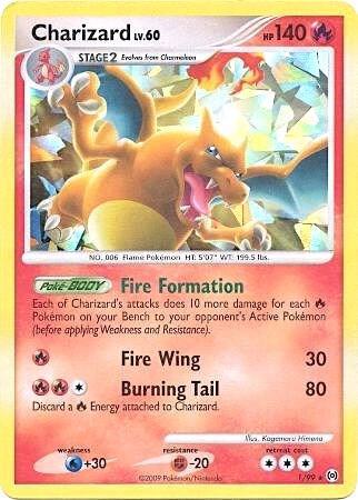 Charizard - 1/99 (Cracked Ice Holo) 001/099 Promo Miscellaneous Cards & Products Pokémon card