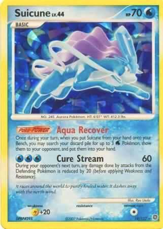 Suicune - 19/132 (Cracked Ice Holo) 019/132 Promo Miscellaneous Cards & Products Pokémon card