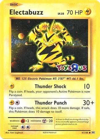 Electabuzz - 41/108 (Toys R Us Promo) 041/108 Promo Miscellaneous Cards & Products Pokémon card