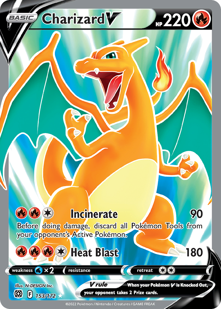 Charizard V 153/172 Rare Ultra Brilliant Stars