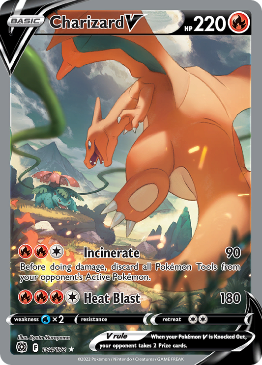 Charizard V 154/172 Rare Ultra Brilliant Stars