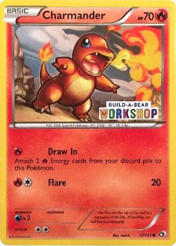 Charmander - 17/113 (Build-A-Bear Workshop Exclusive) 017/113 Promo Miscellaneous Cards & Products Pokémon card