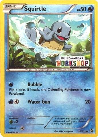 Squirtle - 14/101 (Build-A-Bear Workshop Exclusive) Promo Miscellaneous Cards & Products