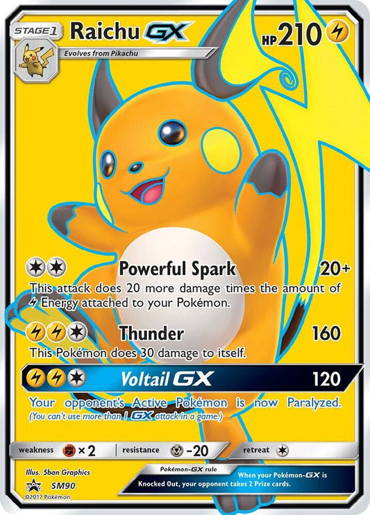 Raichu GX - SM90 SM90 Promo SM Promos Pokémon card