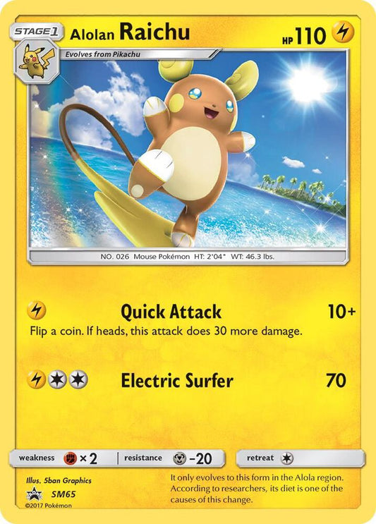 Alolan Raichu - SM65 SM65 Promo SM Promos Pokémon card