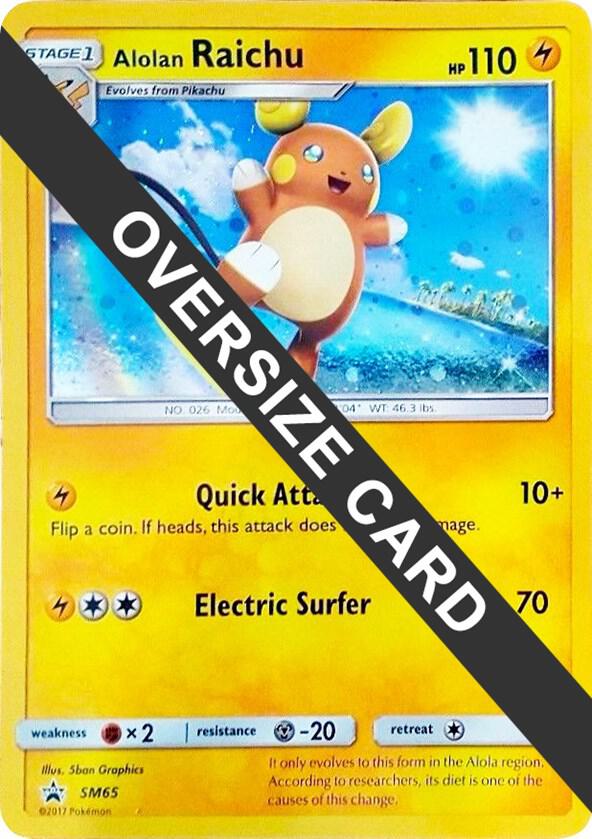Alolan Raichu - SM65 - SM65 Promo Jumbo Cards