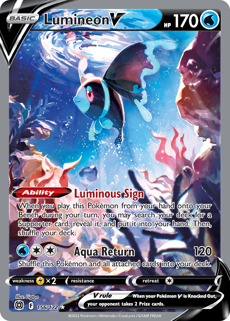 Lumineon V 156/172 Rare Ultra Brilliant Stars