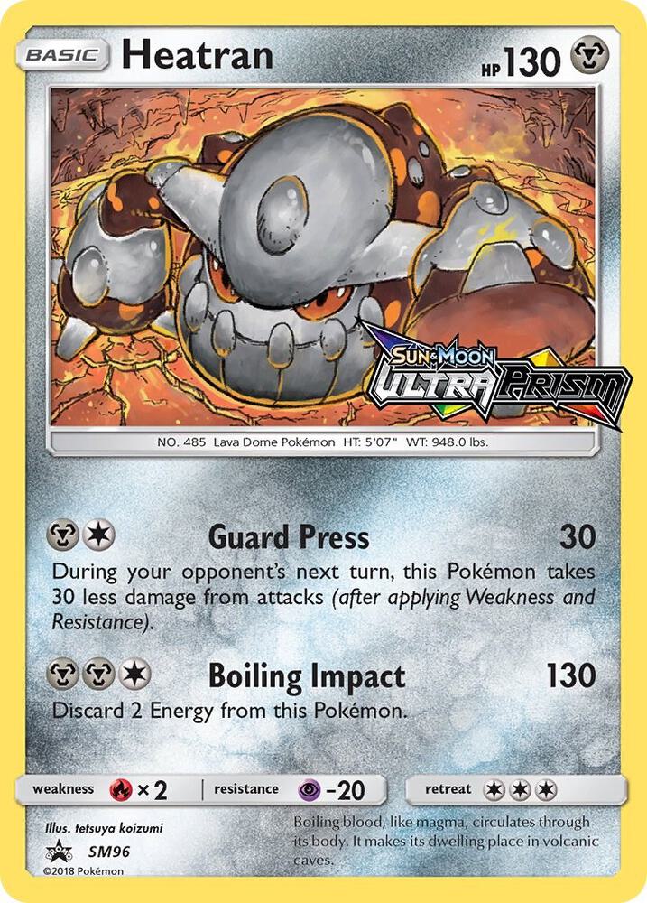Heatran - SM96 (Prerelease) SM96 Promo SM Promos Pokémon card