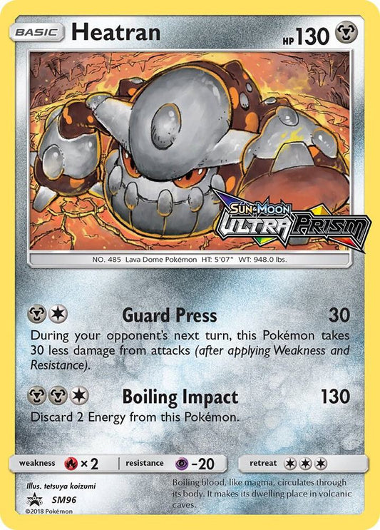 Heatran - SM96 (Prerelease) SM96 Promo SM Promos Pokémon card