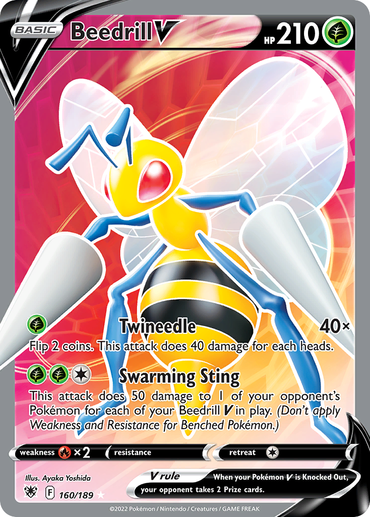 Beedrill V 160/189 Rare Ultra Astral Radiance