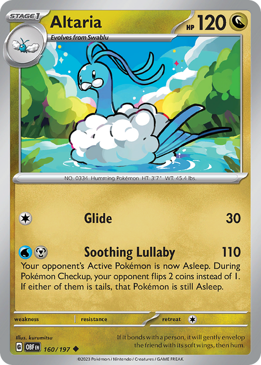 Altaria 160/197 Uncommon Obsidian Flames