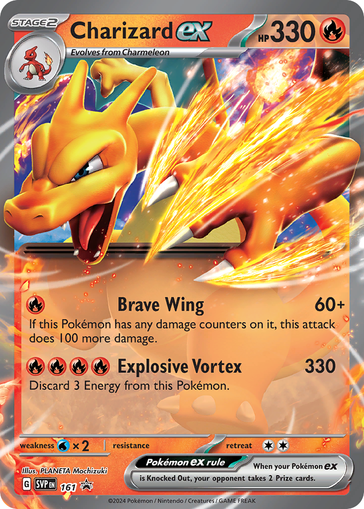 Charizard ex 161/165 Promo Scarlet & Violet Black Star Promos