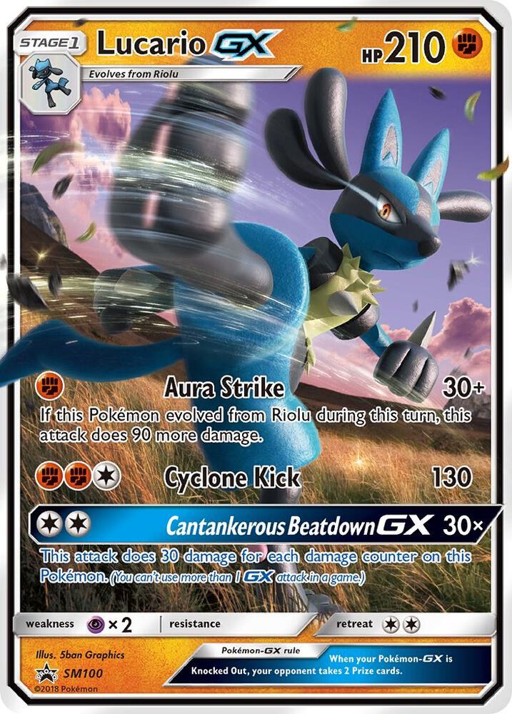 Lucario GX - SM100 - SM100 Promo SM Promos