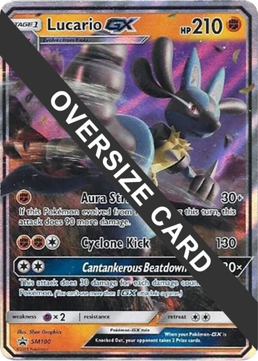 Lucario GX - SM100 - SM100 Promo Jumbo Cards