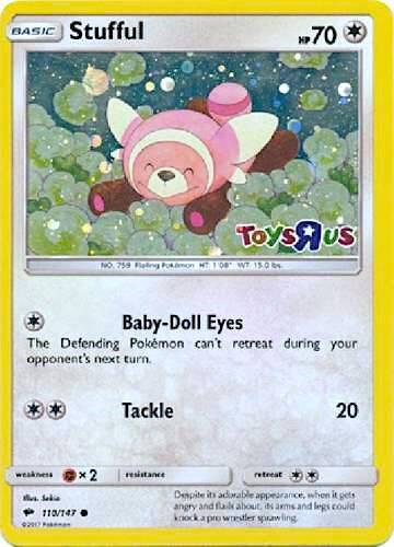 Stufful - 110/147 (Toys R Us) 110/147 Promo Miscellaneous Cards & Products Pokémon card