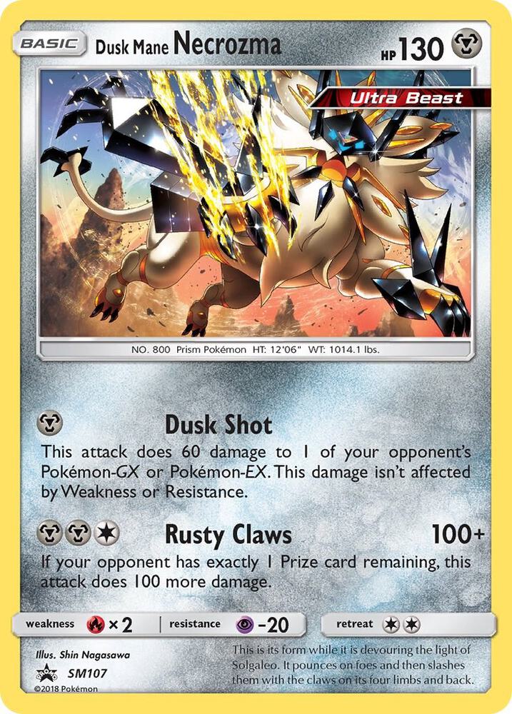 Dusk Mane Necrozma - SM107 - SM107 Promo SM Promos