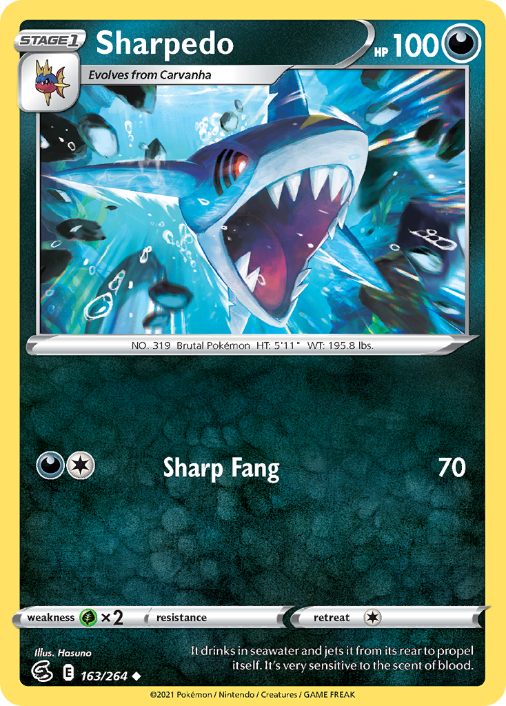 Sharpedo 163/264 Uncommon Fusion Strike