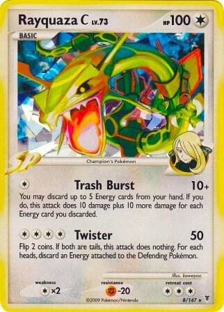 Rayquaza C - 8/147 (Cracked Ice) 008/147 Promo Miscellaneous Cards & Products Pokémon card
