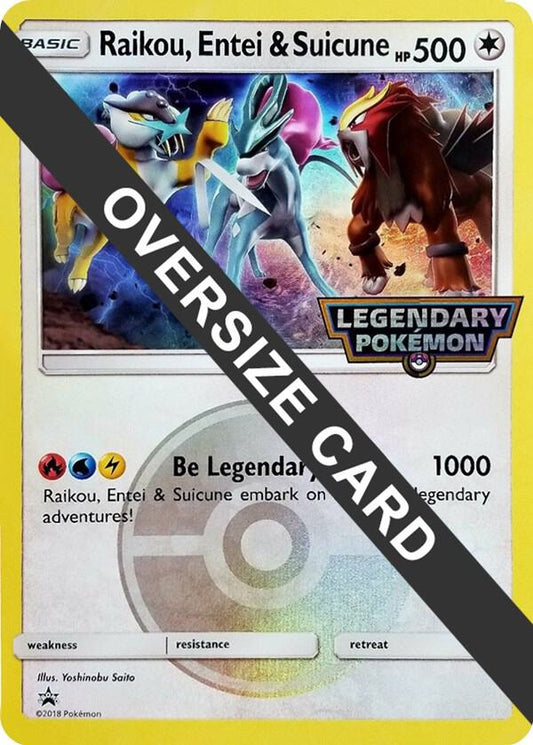 Raikou, Entei & Suicune - Promo Jumbo Cards