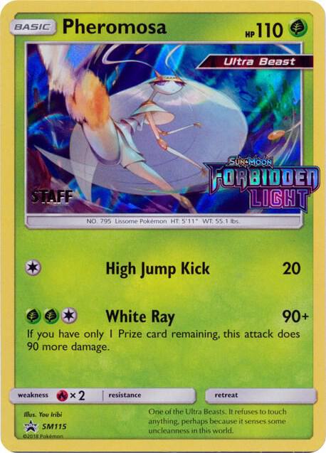 Pheromosa - SM115 (Prerelease) [Staff] SM115 Promo SM Promos Pokémon card