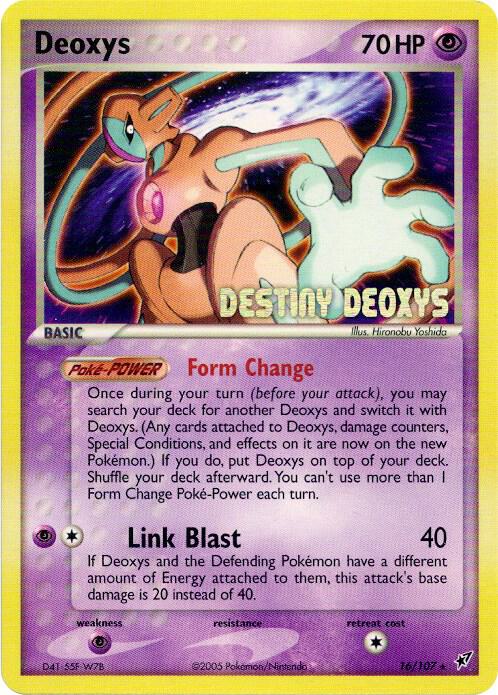 Deoxys (Normal Forme) - 16/107 (Movie Promo) 016/107 Promo Miscellaneous Cards & Products Pokémon card