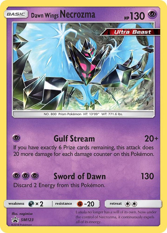 Dawn Wings Necrozma - SM123 SM123 Promo SM Promos Pokémon card