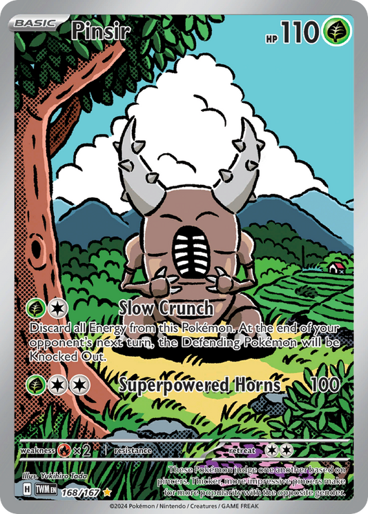 Pinsir 168/167 Illustration Rare Twilight Masquerade