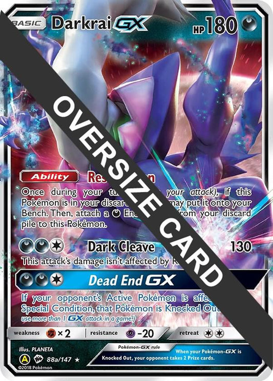 Darkrai GX - 88a/147 Promo Jumbo Cards
