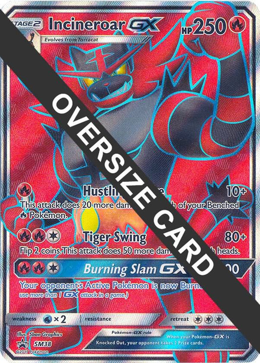 Incineroar GX - SM38 (SM Black Star Promo) - SM38 Promo Jumbo Cards