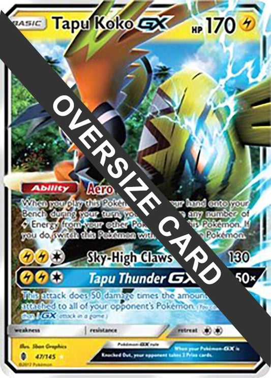 Tapu Koko GX - 47/145 047/145 Promo Jumbo Cards Pokémon card