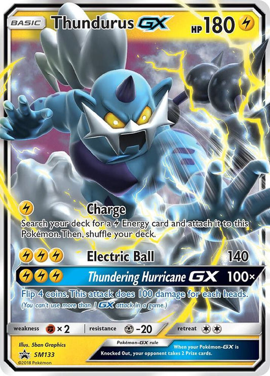 Thundurus GX - SM133 SM133 Promo SM Promos Pokémon card