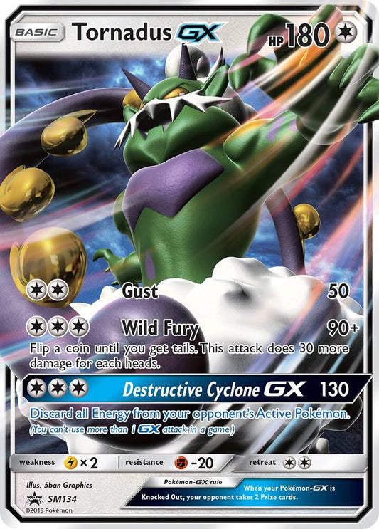 Tornadus GX - SM134 - SM134 Promo SM Promos