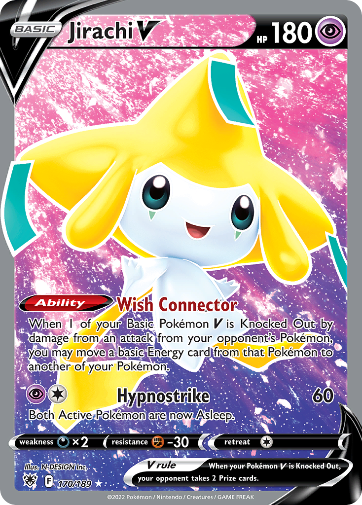 Jirachi V 170/189 Rare Ultra Astral Radiance