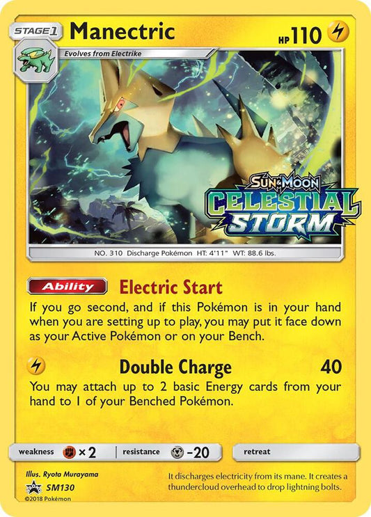 Manectric - SM130 (Prerelease) SM130 Promo SM Promos Pokémon card