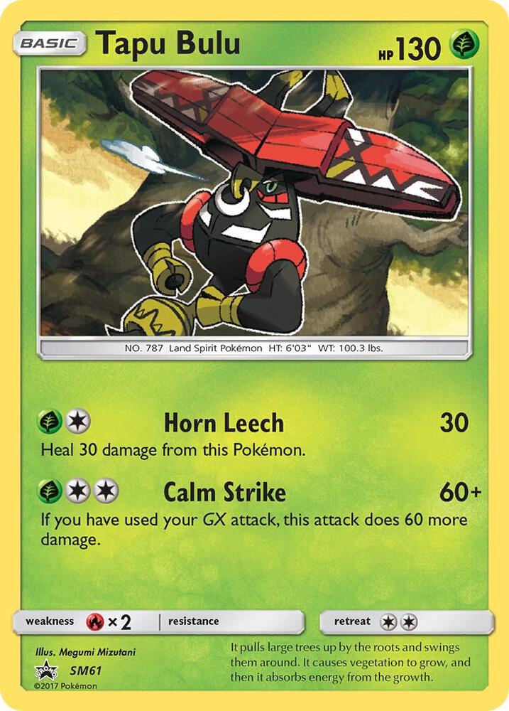 Tapu Bulu - SM61 SM61 Promo SM Promos Pokémon card