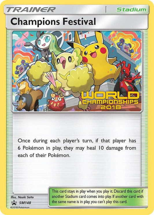 Champions Festival - SM148 (World Championships 2018) SM148 Promo SM Promos Pokémon card