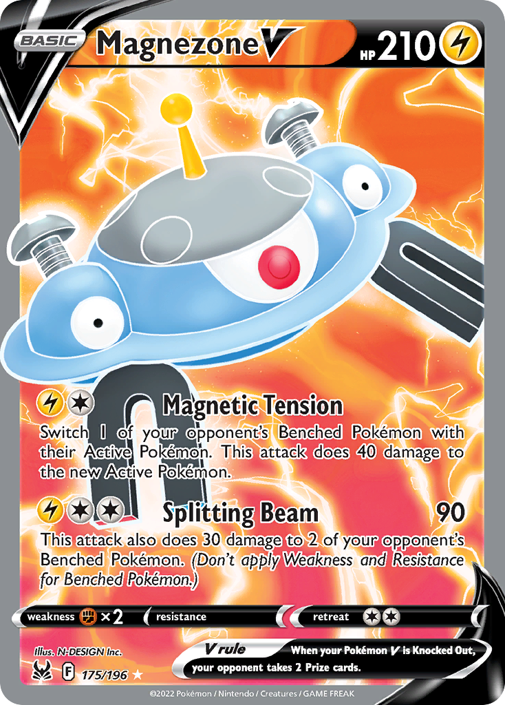 Magnezone V 175/196 Rare Ultra Lost Origin