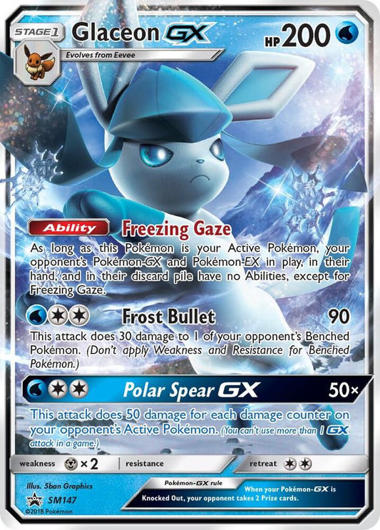 Glaceon GX - SM147 SM147 Promo SM Promos Pokémon card