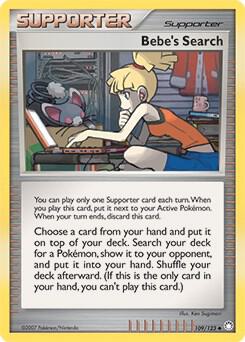 Bebe's Search - 109/123 (Cosmos Holofoil) 109/123 Promo Miscellaneous Cards & Products Pokémon card