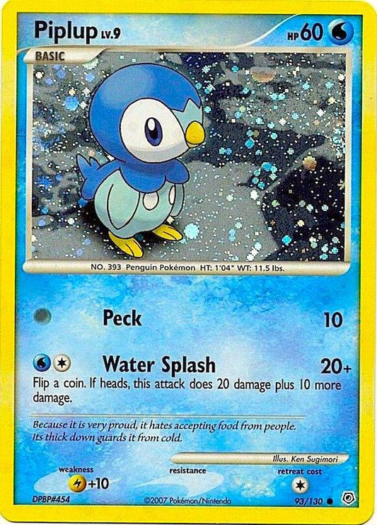 Piplup - 93/130 (Cosmos Holo) 093/130 Promo Miscellaneous Cards & Products Pokémon card