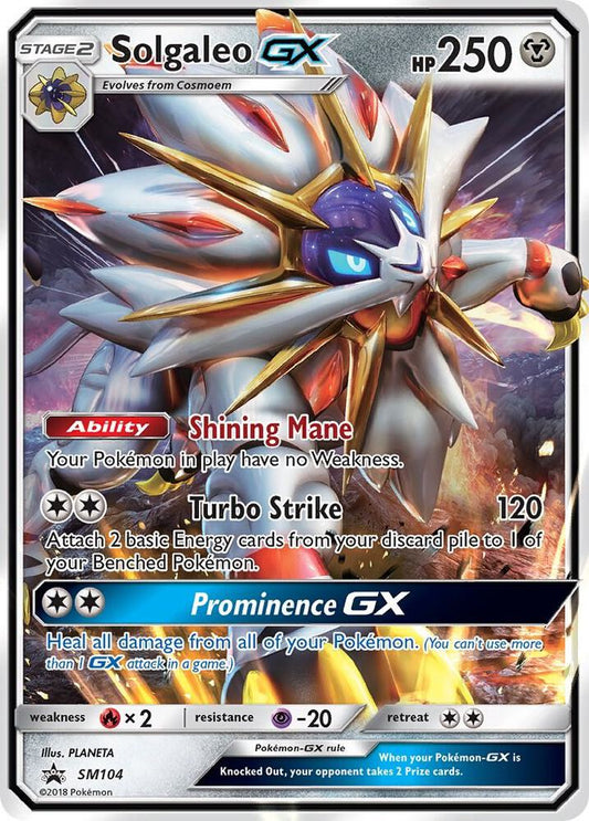 Solgaleo GX - SM104 SM104 Promo SM Promos Pokémon card