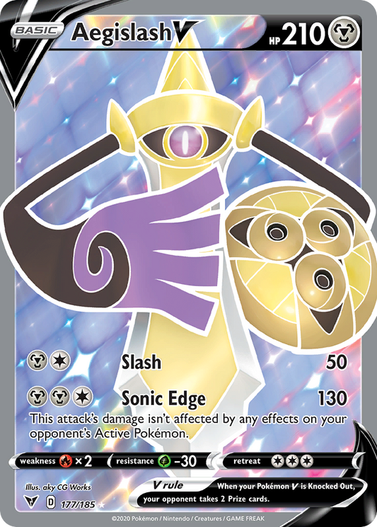 Aegislash V 177/185 Rare Ultra Vivid Voltage