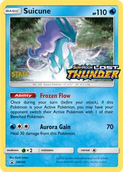 Suicune - SM149 (Prerelease) [Staff] SM149 Promo SM Promos Pokémon card